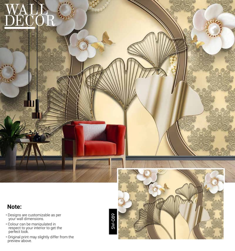 3D Wallpaper / Customized Wallpaper / Canvas sheet / Flex Wallpaper 6