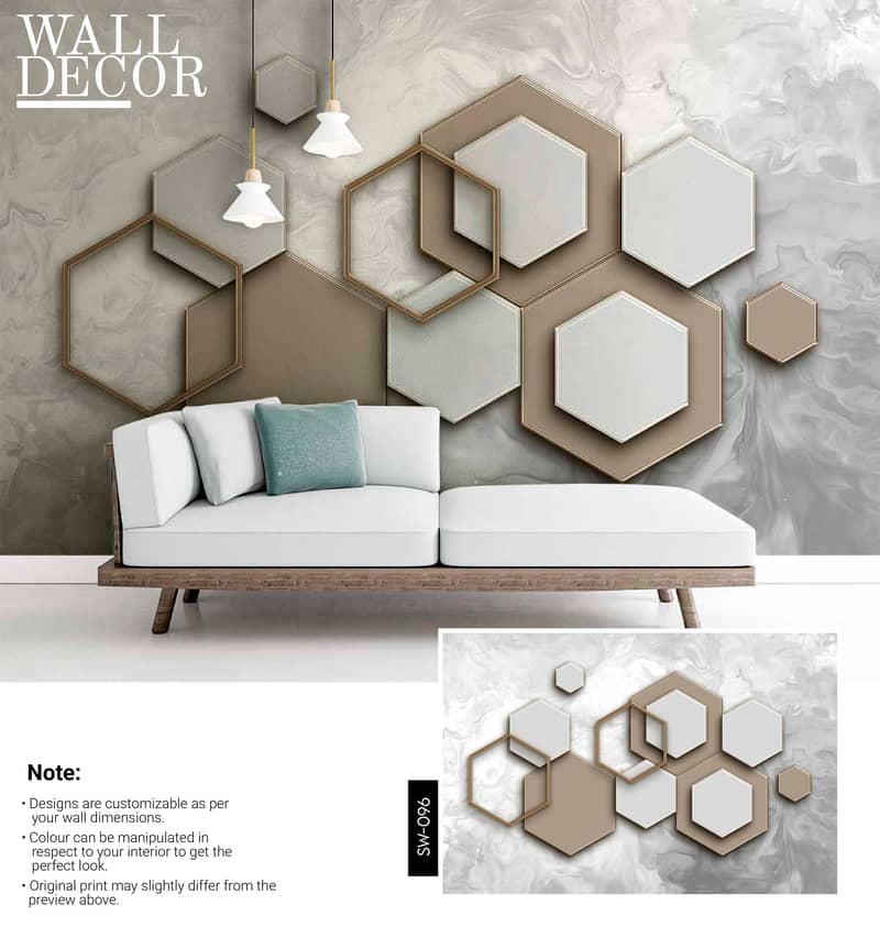 3D Wallpaper / Customized Wallpaper / Canvas sheet / Flex Wallpaper 17