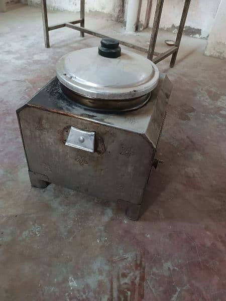 Stainless Steel Table and Fries Fryer 5