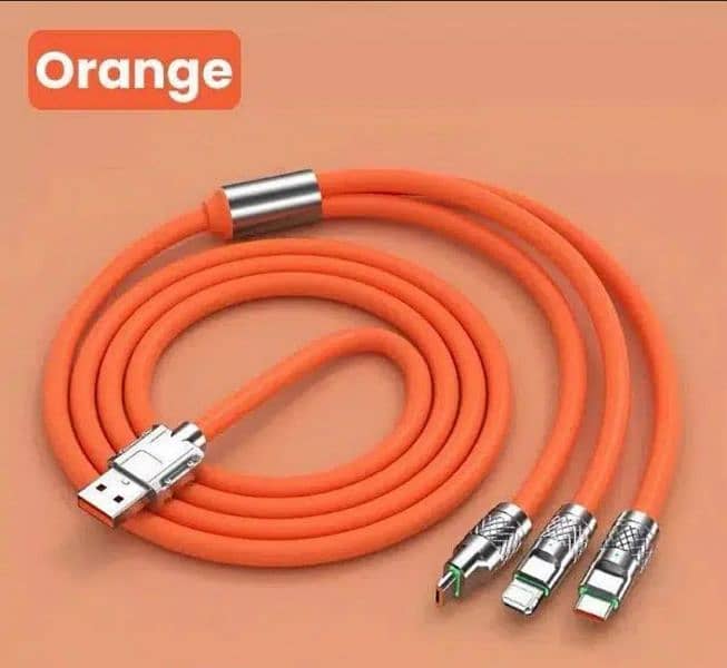 3 in 1 faster charging cables wholesale price 1