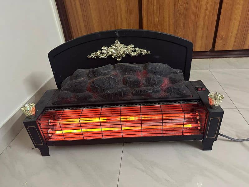 Vintage fireplace heater 0 3 3 4 3 5 0 1  1 0 7 2