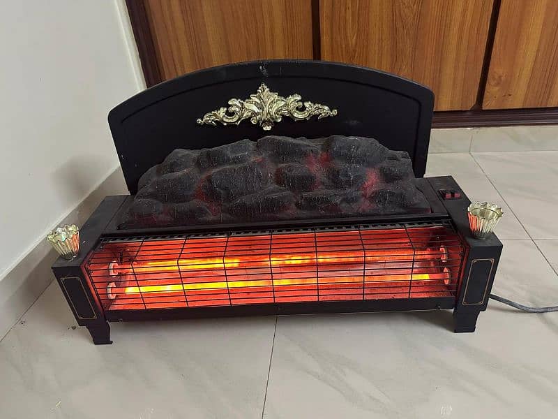 Vintage fireplace heater 0 3 3 4 3 5 0 1  1 0 7 3