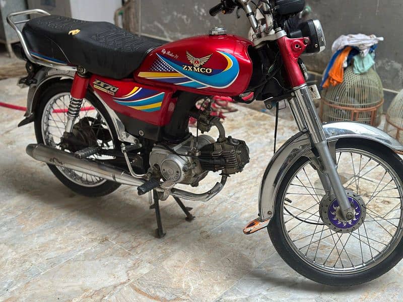 zxmco bike 70cc good condition 2019 3