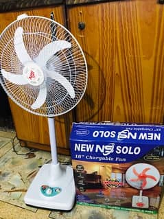 New Solo Chargable Fan
