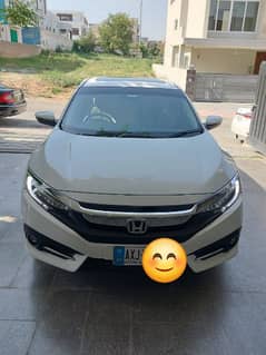 Honda Civic 2021 White Colour Islamabad registration
