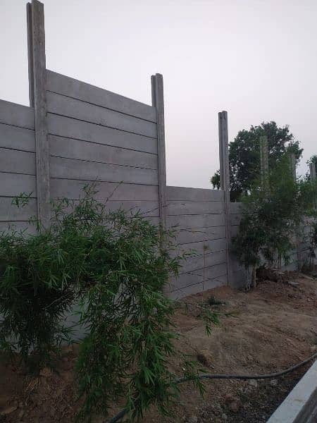 Precast boundary wall & Roofs | Tayar chatey aur boundary wall 5