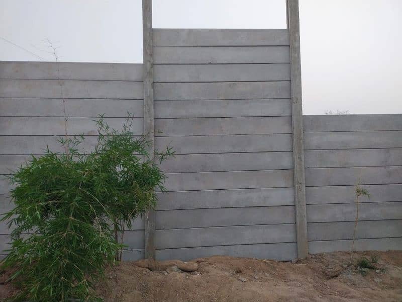 Precast boundary wall & Roofs | Tayar chatey aur boundary wall 8