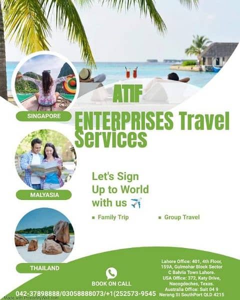 Visit Visa Services for Thailand Malaysia Singapore UK USA Canada 6