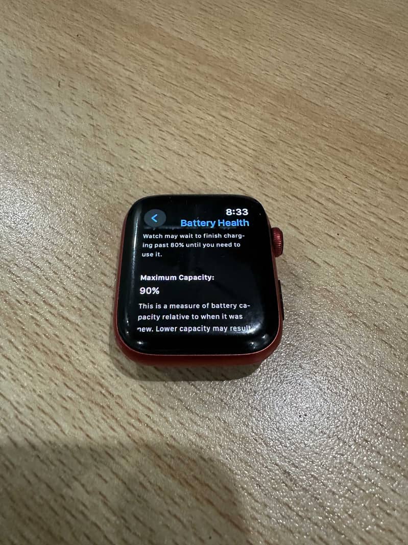Apple Watch Series 6 44MM (Product Red) Exchange with Black 0