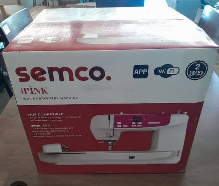 Semco Embroidery Machine Works with WIFI 1