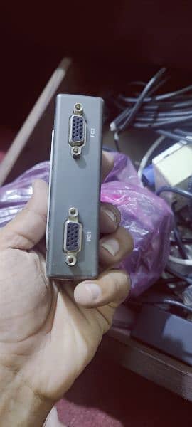 VGA converter . . 2 in 1 ports 0