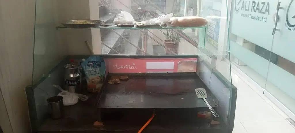 Burger , Biryani , Lemon soda & Juice stall for sale in good condition 4