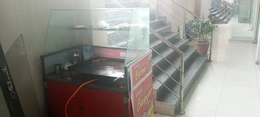 Burger , Biryani , Lemon soda & Juice stall for sale in good condition 5