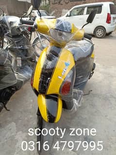 scooties 49cc,electric,100cc contact at 0316 4797955