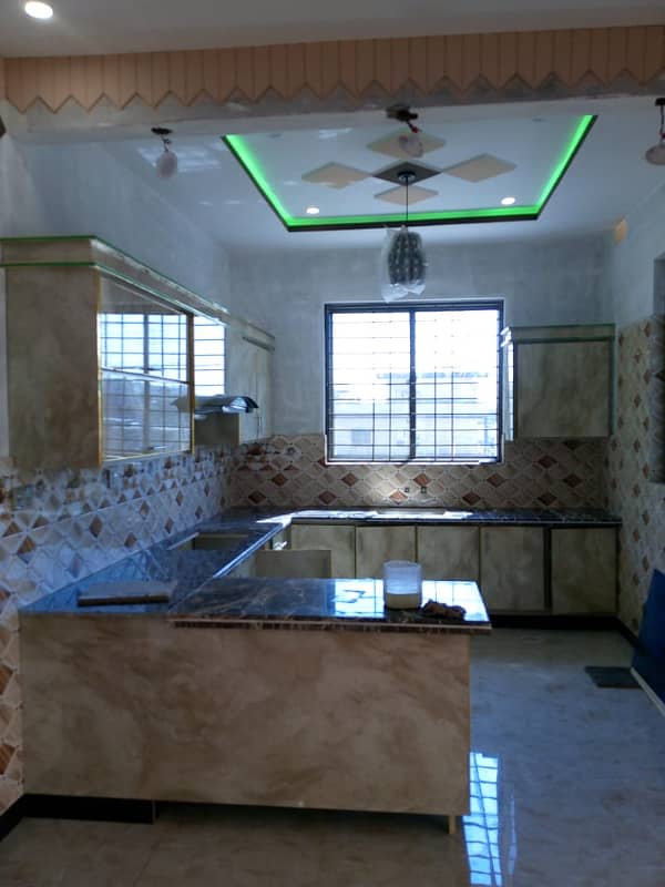 Brand New Untouched Like a Glass 6 Marla Upper Portion Available for Rent With Water Boring IN Airport Housing Socdiety Near Gulzare Quid and express Highway 4