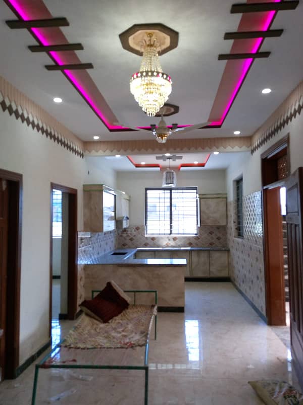 Ultra Luxary Beautiful Amazing 6 Marla Brand New House Upper Portion Available for Rent in Airport HOusing Society Near Gulzare Quid and Exprses Highway 8