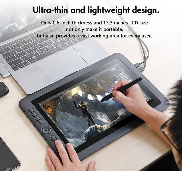 Parblo Coast 13 Drawing Tablet Display Monitor or Graphic tablet 7