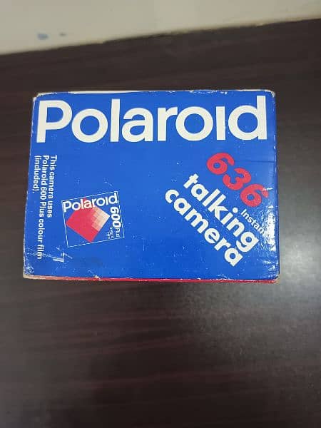 Polaroid 636 talking camera with box new condition 3