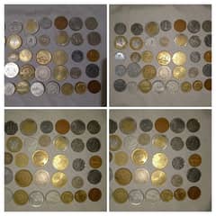 world mixed coins and currency available
