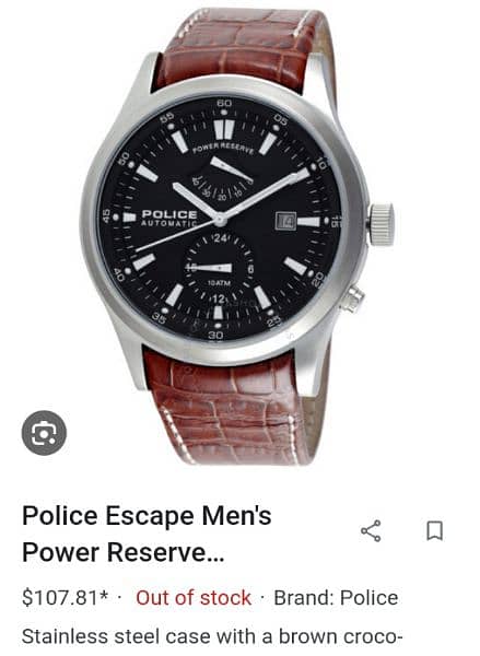police modle watch imported 7