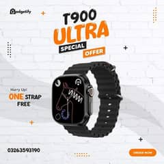 T900 Ultra Smart watch with one strape free