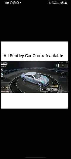 Bentley Carding Card AVAILABLE