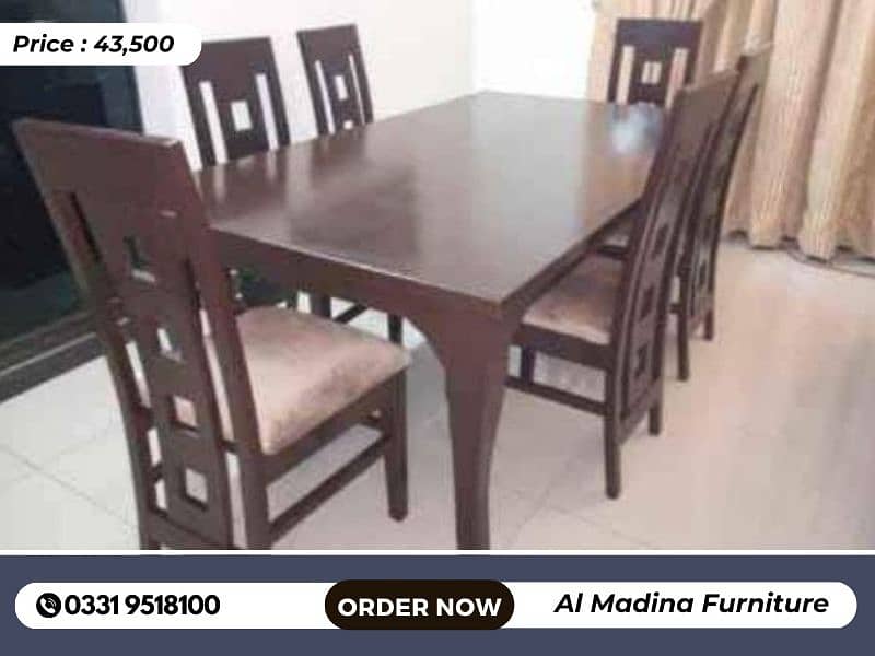 Modern Style Dining table 6 seater 11