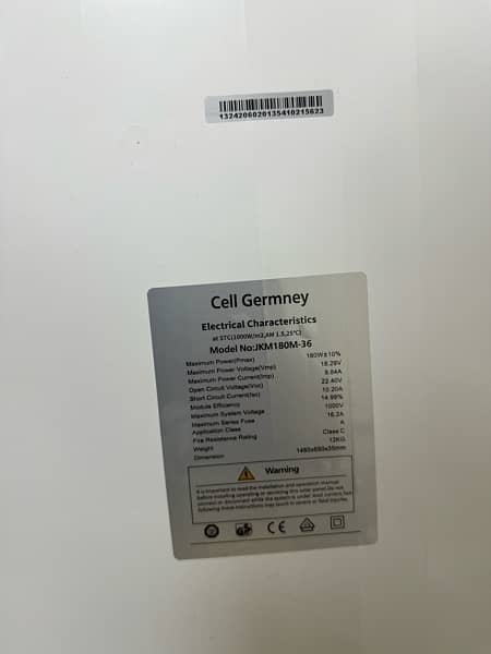 180W Cell Germany solar panel 1