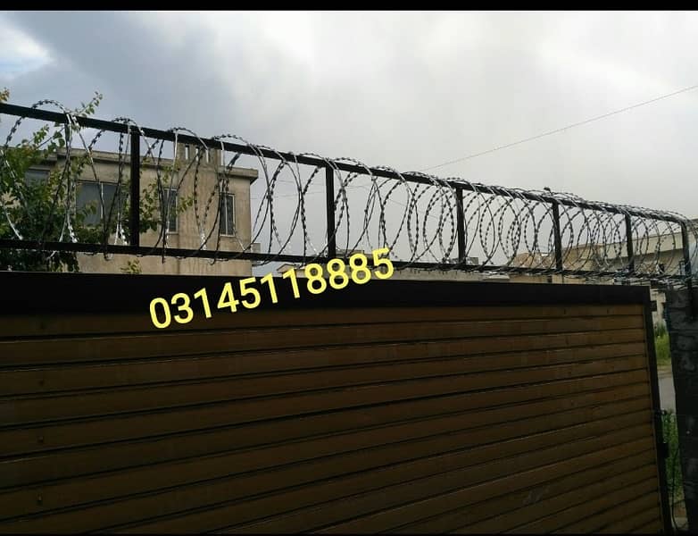 Home Security, Razor Wire, Chainlink Mesh Fence, Concertina Barbed Wir 8