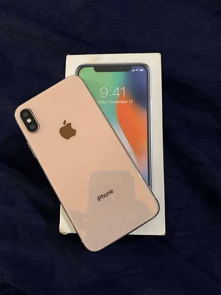 iPhone x pta approved with box 1