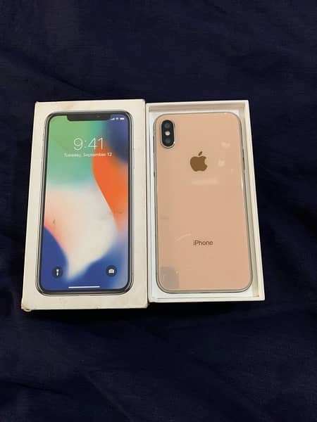 iPhone x pta approved with box 4