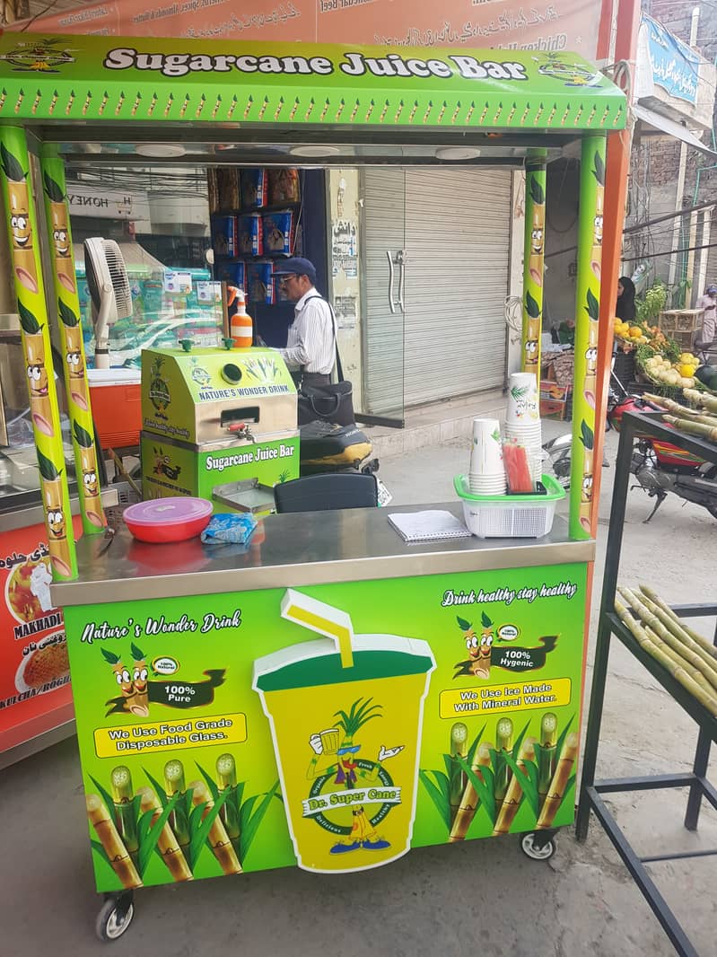 Modern Sugarcane Juice Machine complete setup  for new business 5