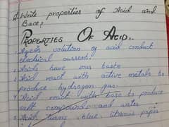 I do handwritten assignments