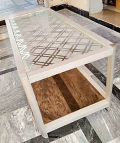 aluminium table