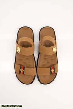 men’s synthetic leather casual sandal