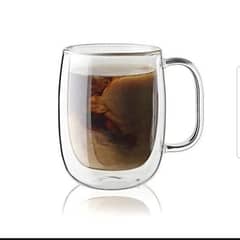 Double wall mug,Borosilicate Mug