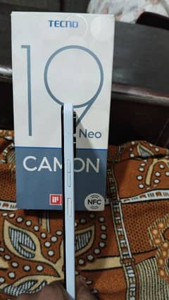 tecno camon 19 neo 6+6(128) gb with original box and charger