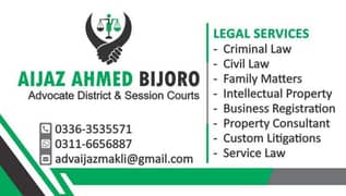 Legal Consultancy (Free of Cost) for Karachi residents. 0