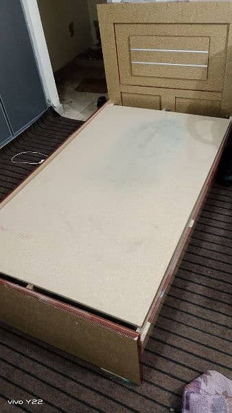 Single Bed with mattress 2