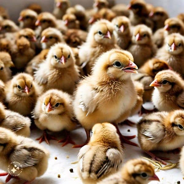 Day Old Golden Misri Chicks Available in Sindh 0