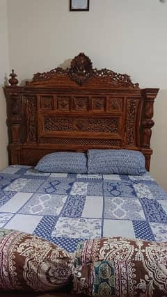 King size chinioti bed with dressing table. Excellent wood quality
