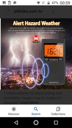 Elbi Radio pocket size easy to carry service required hai