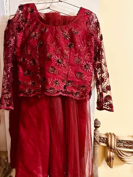 Designer Lehnga Choli 3 pc, Embroidered dress, formal wear 3