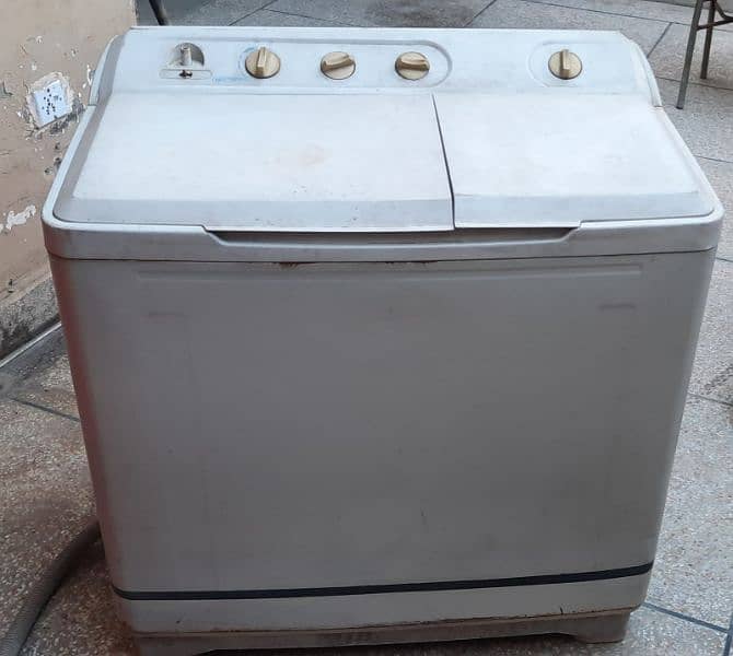 semi automatic haier washing machine 1