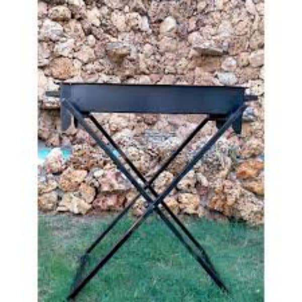 BBQ Grill | BBQ Heavy Grill High Quality Stand 3 Feet Height Stand 2