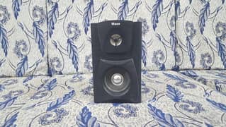 two speakers sony and maze brand