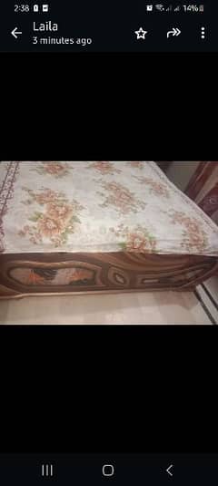 King size bed In wooden