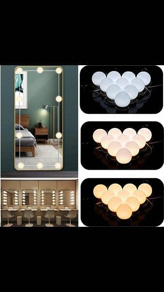 Vanity Mirror Light Pack of 10 led Bulbs in 3 Different Modes * 0