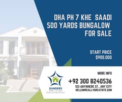 Dha Ph 7 Kh e Saadi | 500 Yards 6 Bed DD Bungalow | 2 Unit House | Ideal For 2 Families | Fully Renovated | Reasonable Demand |