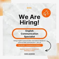 English Communication Specialist
